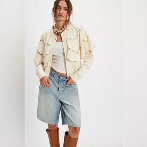 Free people Fluttercape Sweatshirt